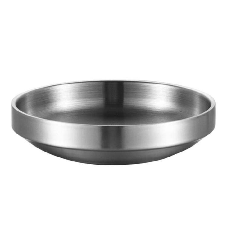 Stainless Steel Snacks Plate Kimchi Dish For Nut Fruits And Dips For Casual Dining And Entertaining Guests Gathering