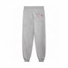 Cotton Couple Matching Set Oversized Hoodie With Heart Print Loose Fit Jogger Pants Men Women