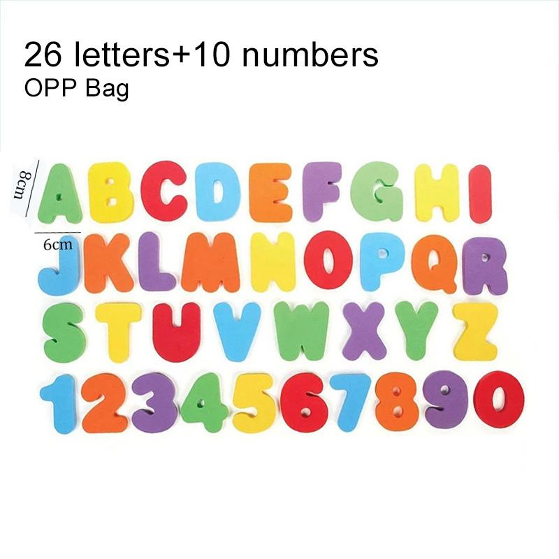 

Kids Baby Bath Toys Fun Foam Letter Number Cognition Early Educational Toy Traffic Bathroom Bathtub Game For Kids Gifts TMZ