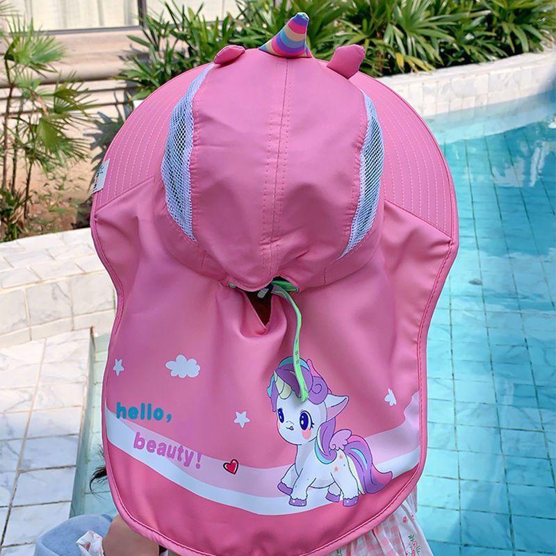 My Little Pony Childrens Sun Hat With Wide Brim And Sun Protection For Girls And Babies