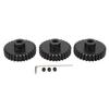 Pinion Gear Steel Black M1.5 Pinion 8mm Reduce Noise Motor Gear Set for 1 5 1 8 1 10 Proportional Remote Control Car 29T