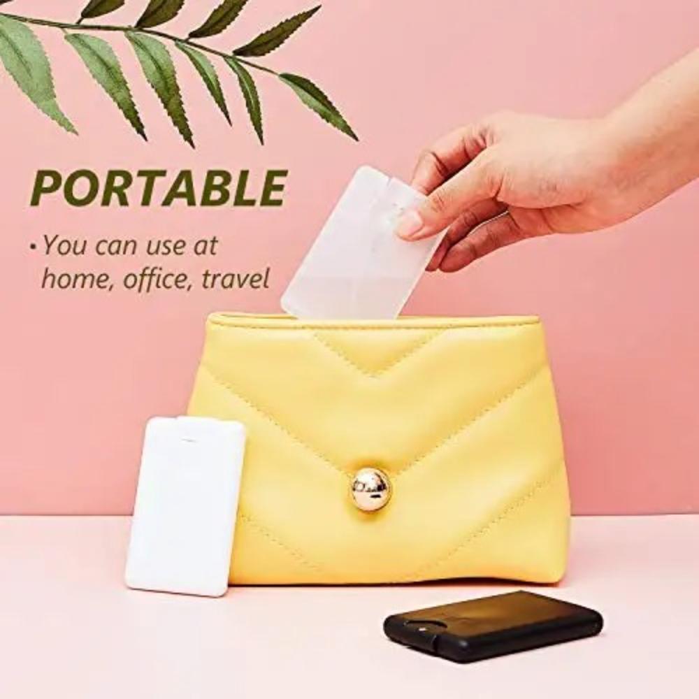 4/8 PCS Slim 20ml Spray Bottles Credit Card Size Refillable Mist Sprayers for Perfume Toner Insect Repellent Outdoor Travel