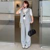 Zhi Xuan Plus Size Women’s Casual Hooded Vest & Slimming Wide-Leg Pants Set, Spring 2026.