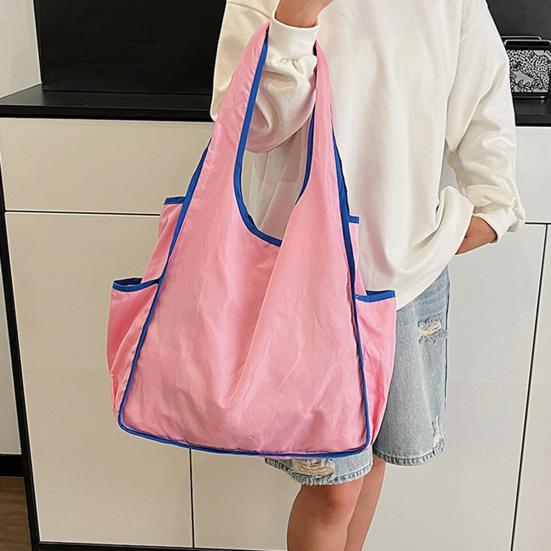Shopping Bag High-Density Nylon Fabric Lightweight Waterproof Foldable Large Capacity Shopping Tote Travel Shopping Bag