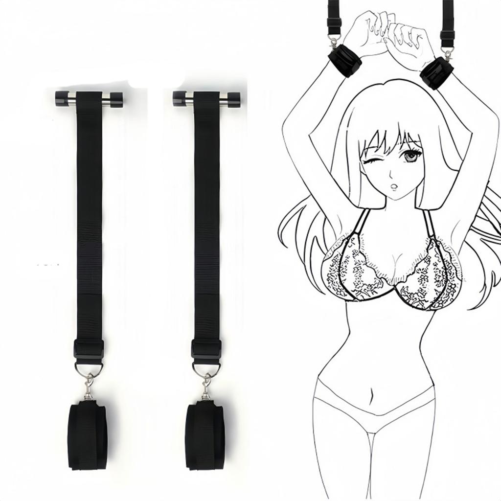 Türhänger Sex Handschellen Bondage Fesselung Hängend an Tür Schaukel Handschellen Paar Sexspielzeug Einfache Installation Handschellen 18+