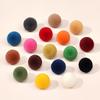 Colored Half-Round Flocked Mushroom Buttons: Plastic Sweater, Cardigan & Children's Decorative Accessories