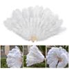 1920s Vintage Feathered Fan Flapper Dance Burlesque Handheld Fan Large Folding Hand Fan Flapper Costume Accessories