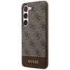 Guess Guhcs24Mg4Glbr S24+ S926 Brązowy/Brown Hardcase 4G Stripe Collection