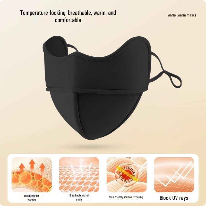 

Осенне-зимняя 3D-маска с регулировкой, дышащая: Ветрозащитный и морозостойкий, идеально подходит для езды на велосипеде