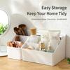 Dormitory living room desktop storage box plastic office cosmetics finishing box remote multi-function finishing storage box bat