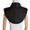 Cotton Material False Collar Square Stand Round Neck Detachable Collar Comfortable Fit Solid Color Half Collar Versatile Use