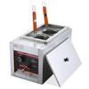 Commercial Electric Pasta Cooker Table Top Noodle/Flour Food Stainless Steel Double Baskets Boiler Cooking Stove Machine 2000W