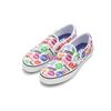Vans Slip-On Series Mini Supermarket Series Canvas Fun Graffiti Colorful Tags Casual Low-Top Skate Shoes Unisex sneaker Black VN0A33TB44C