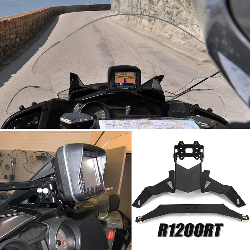 Motorcycle Accessories Navigation Bracket GPS Phone holder plate Mounting kit USB Charging For BMW R 1200 RT 2010 2011 2012 2013