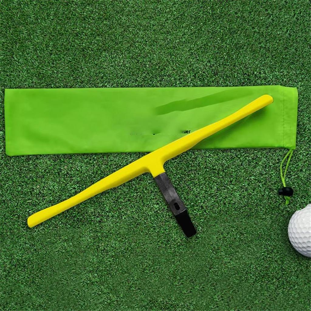 BAAU Golf Putting Trainer T-Putting Übungsgerät mit Gesten-Ausrichtungshelfer - Golf Putter Trainingszubehör