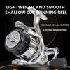 Mavllos Kołowrotek spinningowy WL Przełożenie 5.2:1 Siła Hamulca 5kg Metalowa Szpula Lekki Słodkowodny Karpiowy Kołowrotek Spinningowy