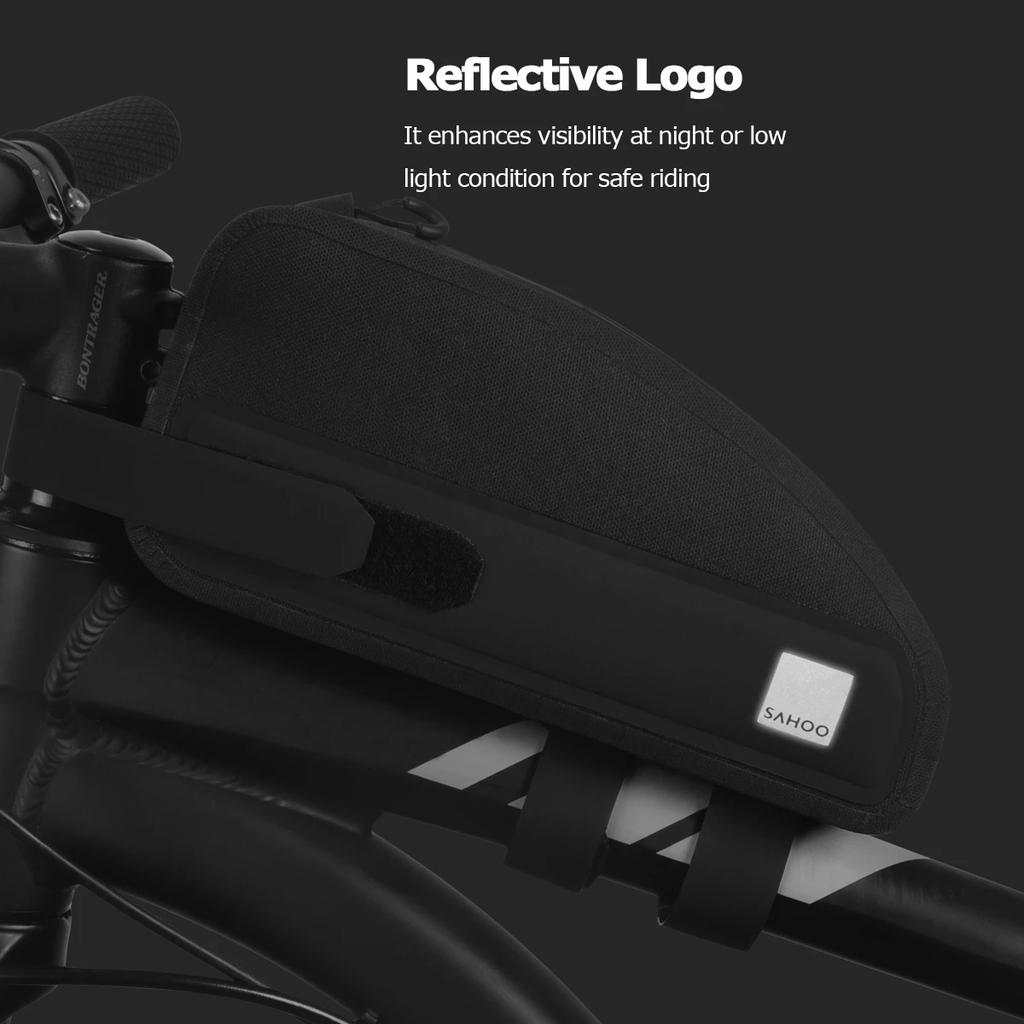 Wasserdichte Mountainbike-Fahrrad-Oberrohrtasche Fahrrad-Frontrahmentasche Pannier-Beutel-Trägerpaket