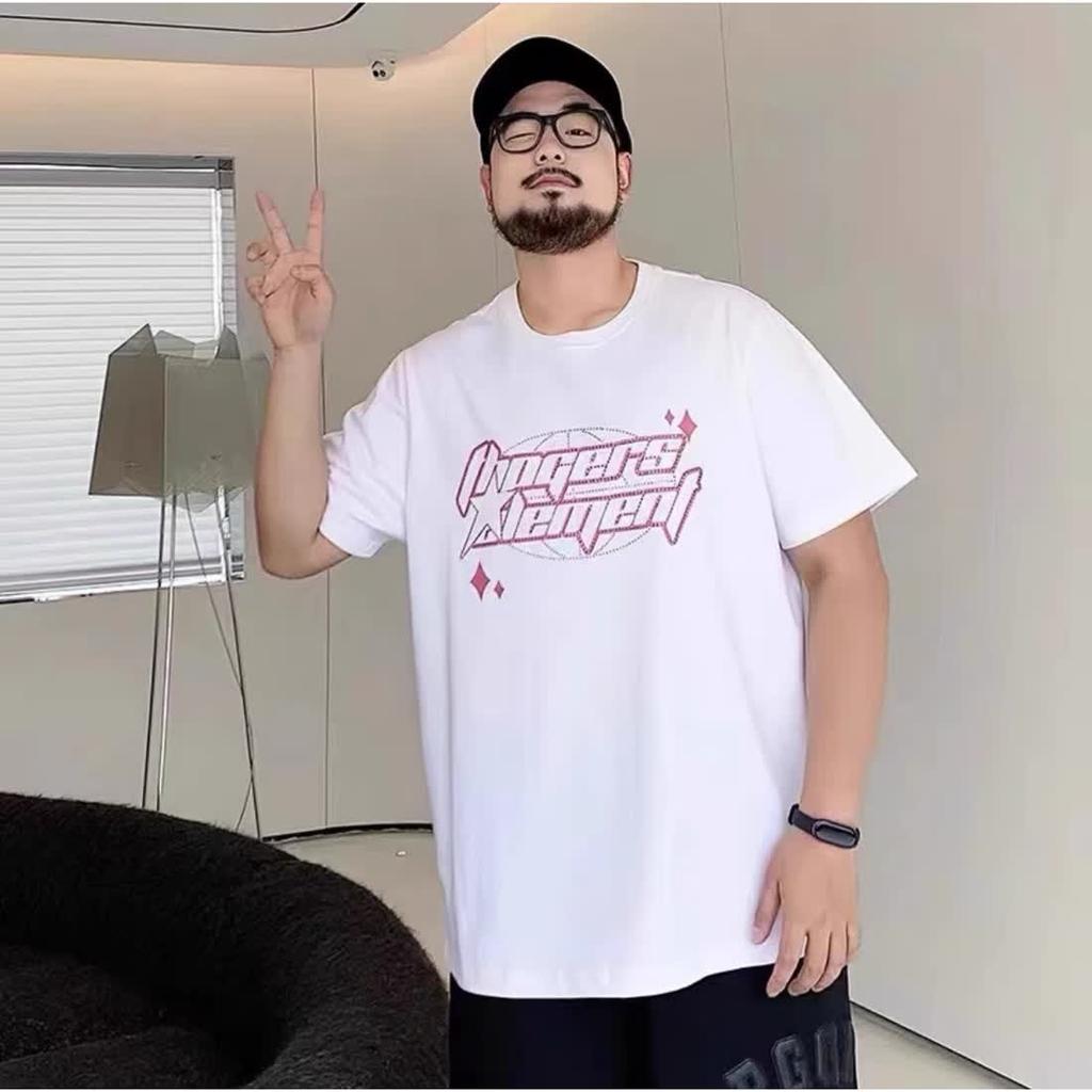 Fake two hundred matching stretch solid color fit wrinkle loose men's short-sleeved fashion short-sleeved top comfortable lightweight T-shirt