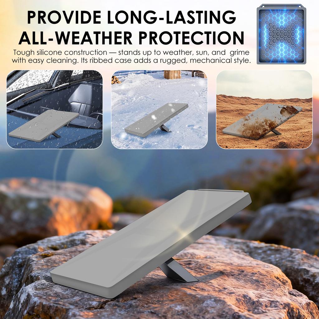 For starlink mini Satellite Antenna Protective Cover Silicone Shockproof Case Portable Satellite Dish Protective Cover