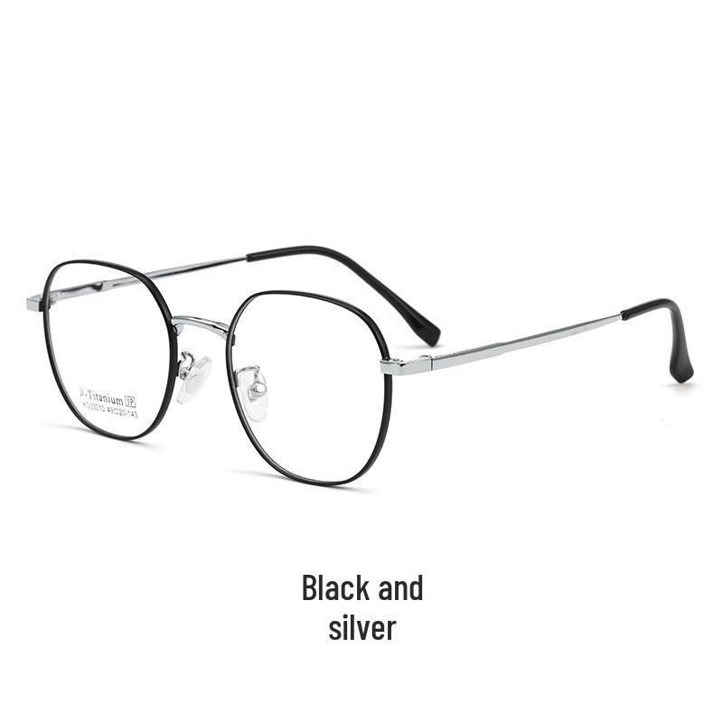 

Danyang KO33010K Женская многоугольная ретро оправа для очков для близорукости, Сверхлегкий немагнитный титан