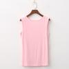 Modal Summer Plus Size Wide Shoulder Tank Top for Women 200 Lbs Sleeveless Middle-Aged
