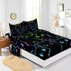 Cartoon apple star pattern bed hat four-piece bedding set bedroom dormitory bedding decoration