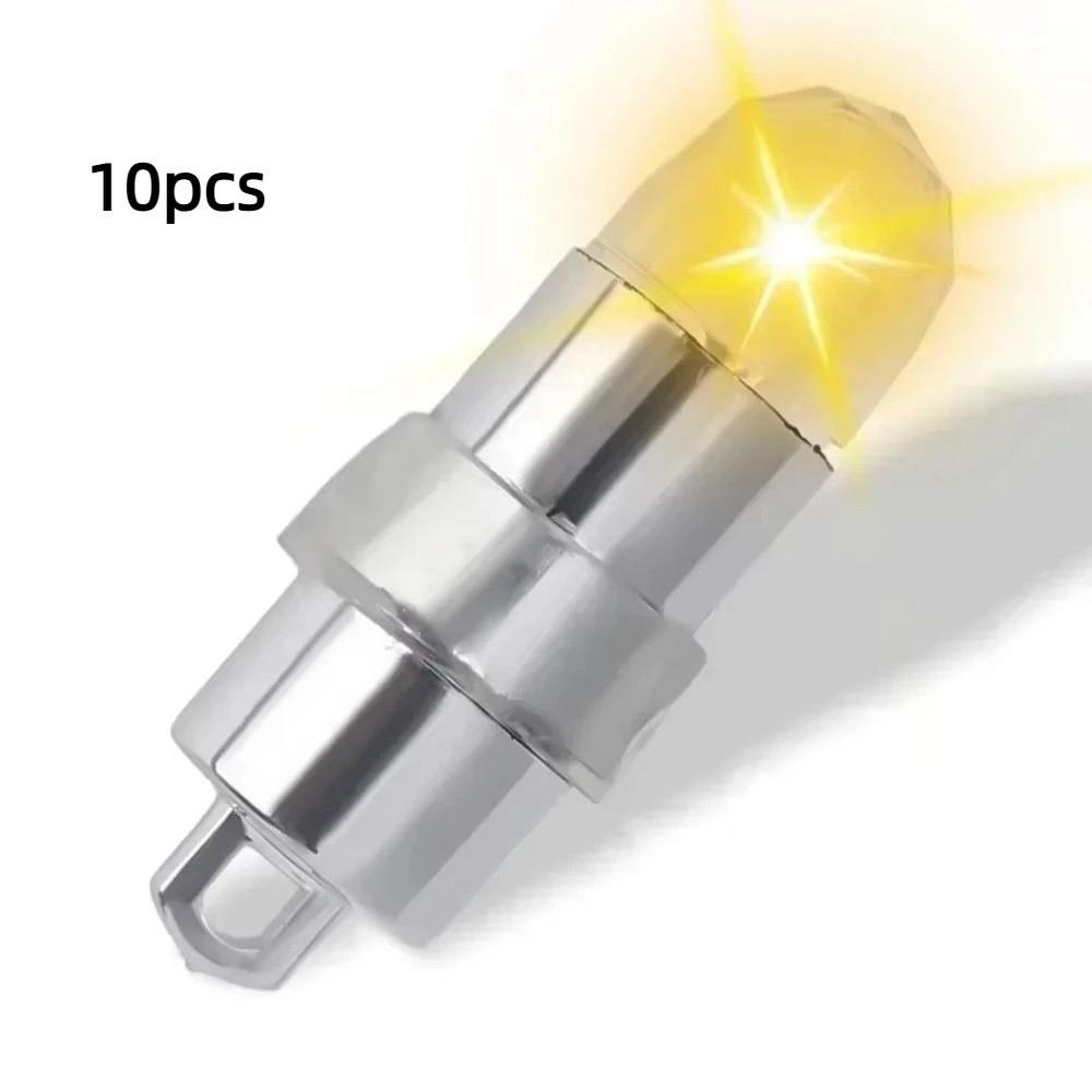 10Pcs Warm White Mini LED Bulb Wedding Party Christmas Decor Battery Operated Waterproof Balloons Light with Hanging Hooks