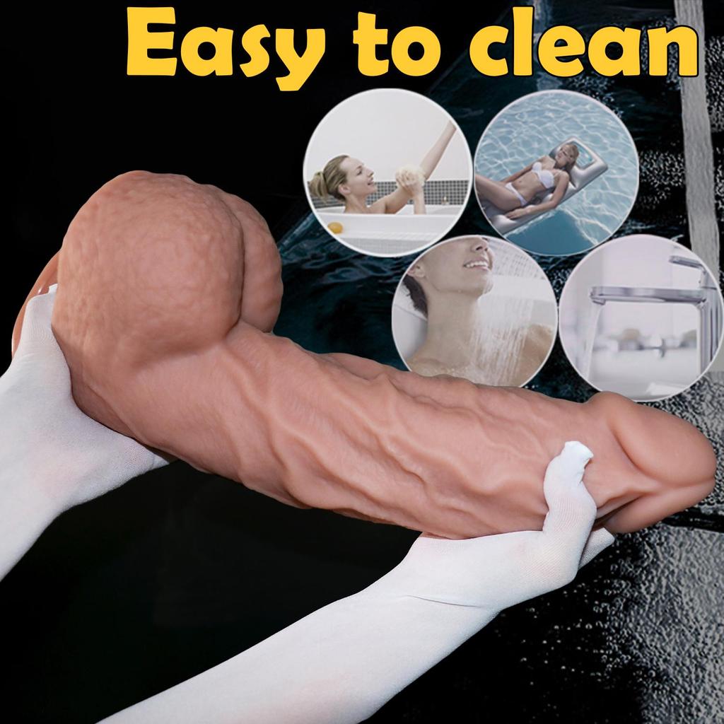 Huge Dildo Silicone Clit Massager G-Spot Stimulator Suction Cup Sex Toys for Women Masturbator