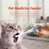 Lovely Milk Cat Dog Feeding Device Needle Push Type Pet Feeding Tools Practical Convenient Pet Feeding Supplies Accessories