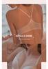 Front Closure Push-Up Bra - Backless, Adjustable, Enhancing Style for Small Breasts