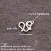 "S925 Sterling Silber & 18K Gold DIY Quadratisches Halsketten-/Armband-Federverschluss"