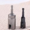 1/4'' Size Hexagon Shank Wing Socket 12mm Slotted Power Wing Nut Drive  Drill Adapter