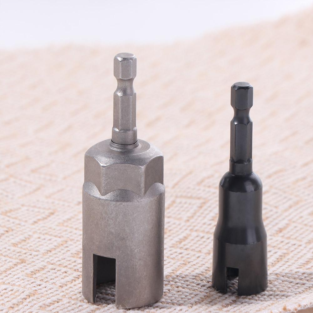 1/4'' Size Hexagon Shank Wing Socket 12mm Slotted Power Wing Nut Drive  Drill Adapter