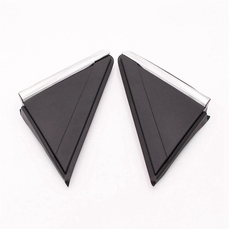 Authentic 1 Pair Triangle Mirror Cover Outer Trim Panel For 08-16 Town & Country 08-19 Dodge Caravan 1BE431XFAA 1BE421XFAA