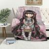Cute Little Girl Blanket Soft Plush Nap Sofa Rug for Living G-Ggorjuss-S Room Warm Office Bedroom Birthday Home Travel Kid Gifts