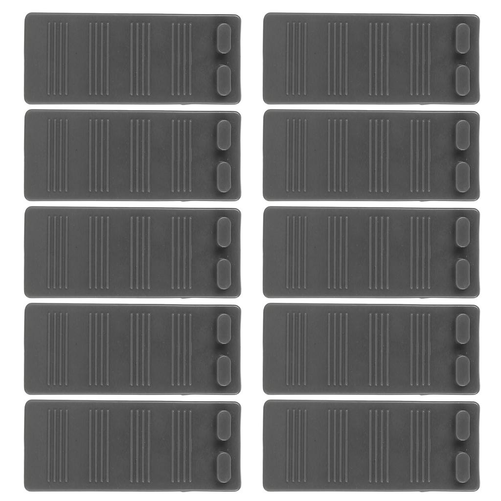 10pcs Door Stopper Slip Resistant Stackable Flexible Windproof TPR Door Stop for Home School Office Type 2