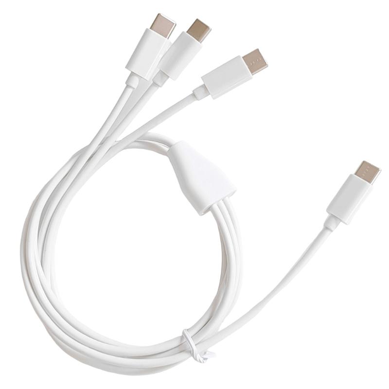 USB C to Multi 3 in 1 USB Long Charger Cable 1M/3.28ft Charging Cord Universal Multiple Ports Long Charging Cable USB C