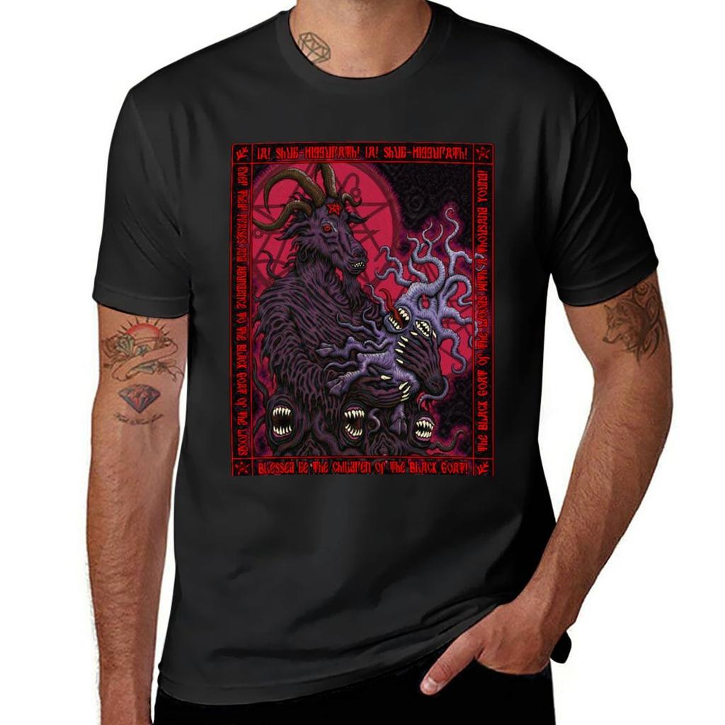 Black Goat Icon Azhmodai 2018 TShirt summer clothes customizeds mens t shirt