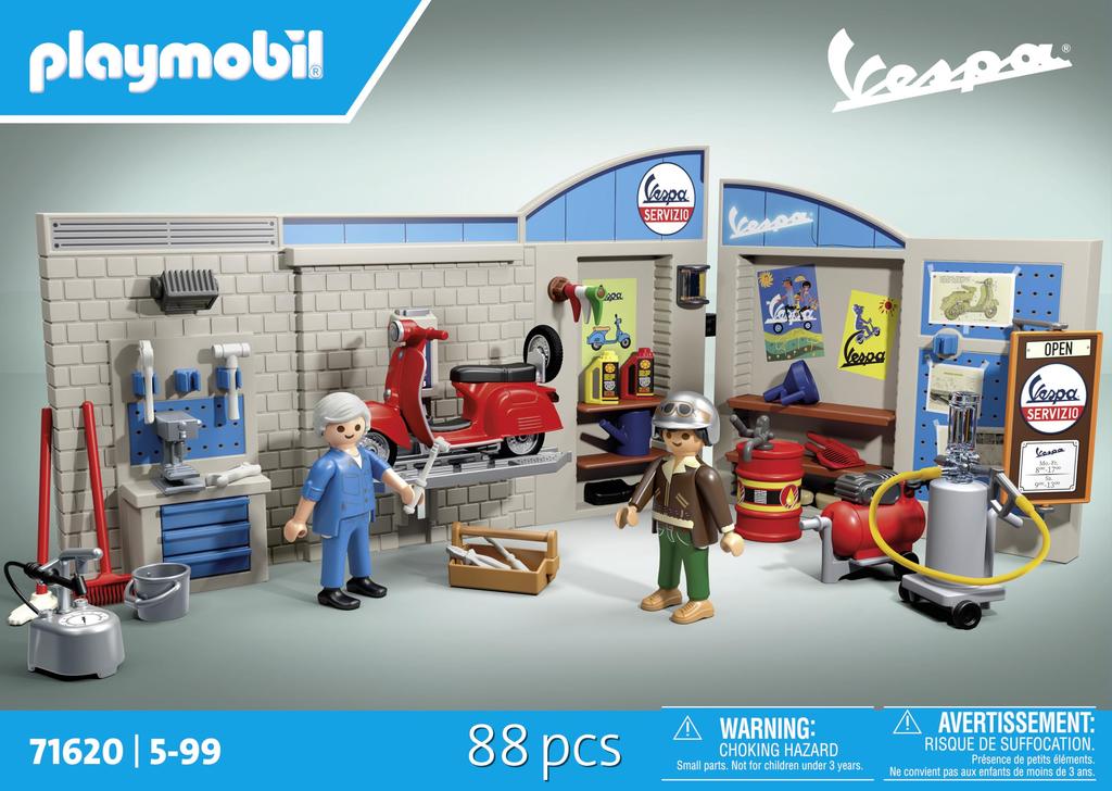 PLAYMOBIL 60s Vespa Garage