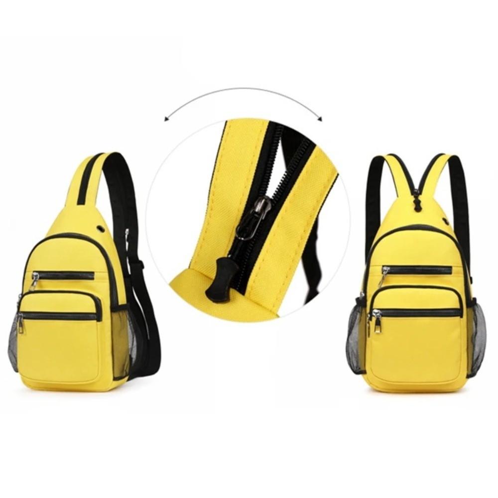 Multipurpose Small Size Sling Backpack Multiple Pockets Waterproof Messenger Bag Lightweight Crossbody Bag Unisex