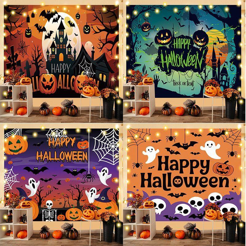 Halloween Backdrop Fabric, Event Hanging Fabric, Bedroom Decorative Wall Hanging