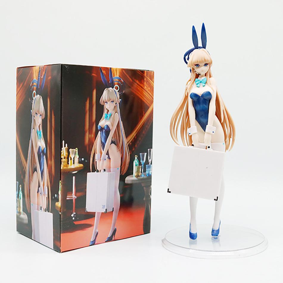 23cm Hot Game Blue Archive Height Bunny Girl Gk Model Of Sexy And Beautiful Girl Ornamental Collection Ornaments Toy Gifts Premium Quality