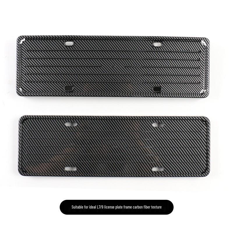 Ideal L6-9 New Energy Full-Edge Green License Plate Frame - Complies with New Regulations