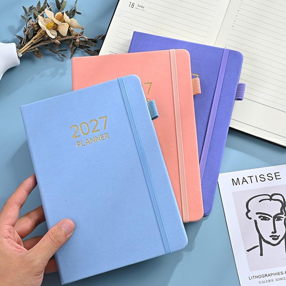 A5 Hardcover Journal Notebook 2027 Diary Notebook Gifts Schedule Planner  School Supplies