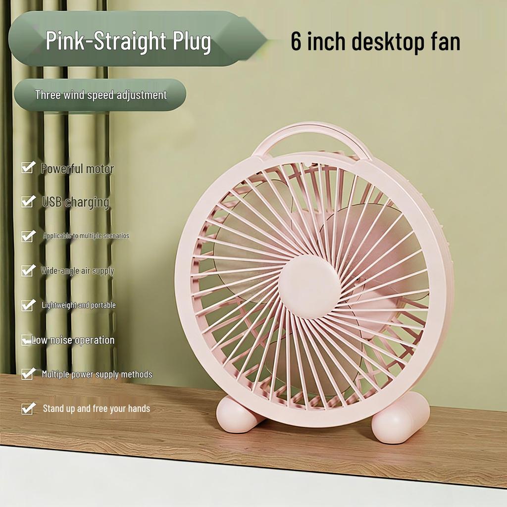 Rechargeable USB Desktop Fan for Office or Study