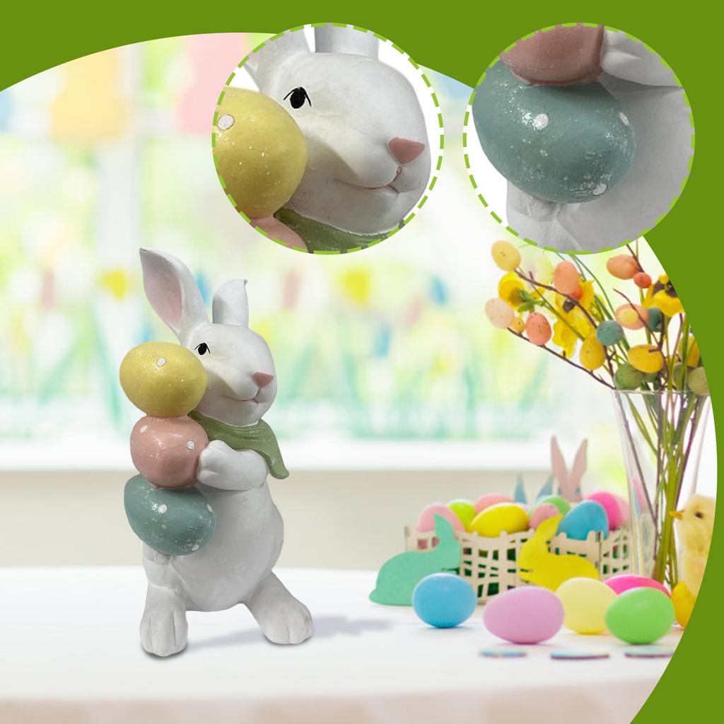 Easter Resin Decorative Statues And Figurines, Tabletop Ornaments, Garden Decorations.