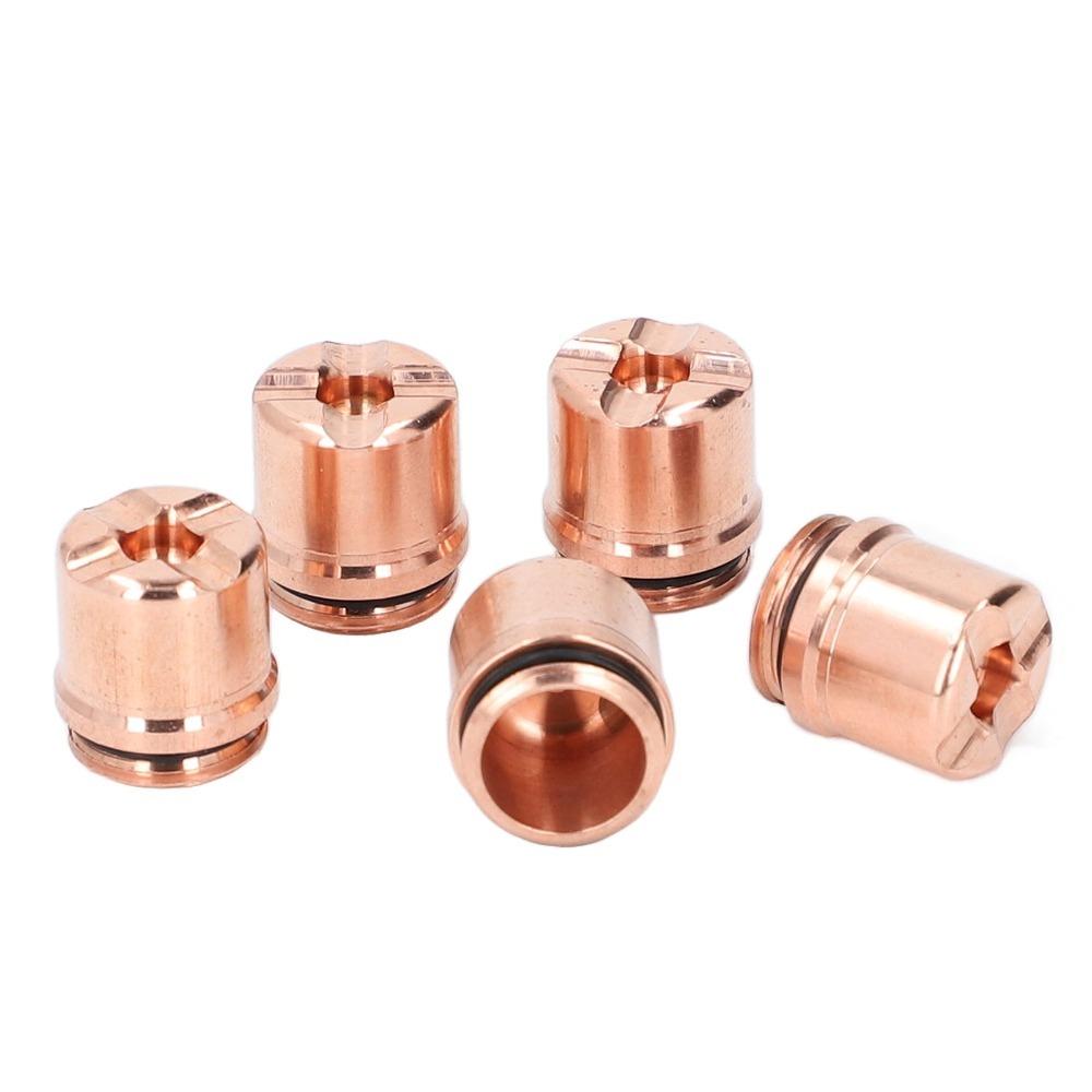 5pcs Drag Cutting Plasma Shield Cap Number 9-8236 Plasma Cutting Torch Cap Welding Workshop