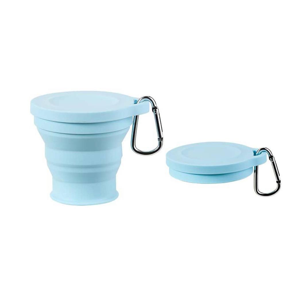 Outdoors Silicone Folding Cup with Hanging Hole Creative Water Cup Travel Portable Washing Cup Fashion Travel Silicone Cup