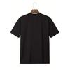 European sizes Men'S Casual Short-Sleeve Crew Neck T-Shirt Featuring Skeleton Fish Bone Design, Perfect for Summer And Spring Outfits