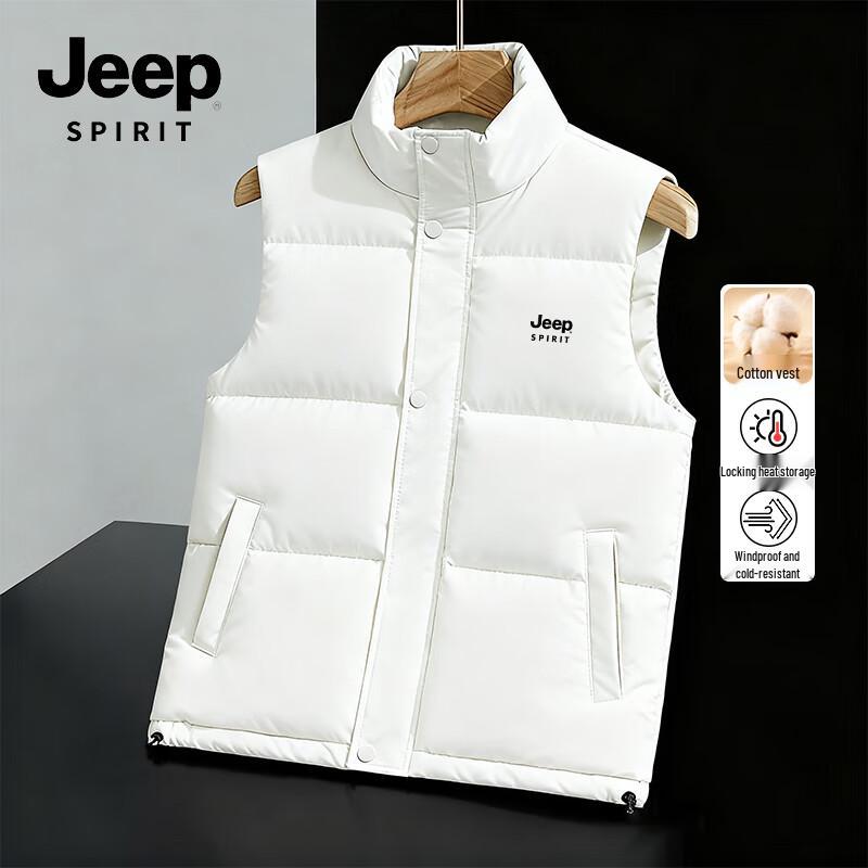

JEEP SPIRIT Unisex Stand Collar Winter Padded Vest L